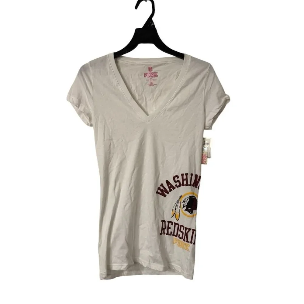 Washington Redskins Vintage Victoria's Secret PINK Women's T-Shirt White Size M